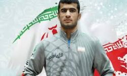 علیرضا مهمدی پیانی نایب قهرمان وزن ۸۷ کشتی فرنگی المپیک ۲۰۲۴