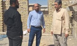 بازدید مهدی کعب  رئیس مجمع عالی جهادگران کشور ازروندتکمیل ساختمان قرارگاه پهنه ای دزفول ودیدار با شورای جهادی شهرستان دزفول