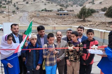 افتتاح مدرسه عشایری  سه کلاسه مولوی در روستای  عکاشه لالی