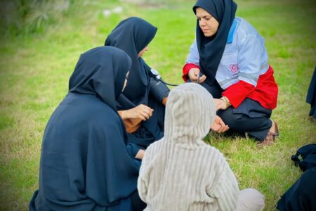 ۱۴ هزار خدمت امدادی ؛  از ابتدای اجرای طرح یکپارچه خدمات نوروزی توسط هلال احمر خوزستان