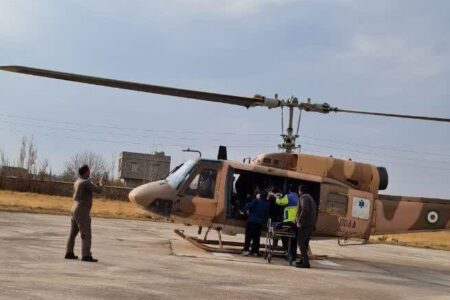 مصدومیت نوجوان بنابی اورژانس هوایی را به پرواز درآورد