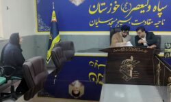 پیگیری مسائل حقوقی خانوادههای شهدا و ایثارگران مسجدسلیمان در دیدار  با رئیس دادگستری و دادستان شهرستان