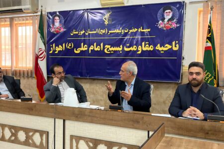 نشست اتاق فکر سلامت  با حضور اعضای کارگروه و  علی قیاص وند رئیس مجمع بسیجیان ناحیه امام علی  (ع) اهواز