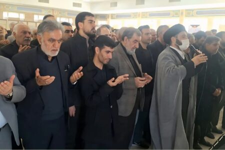 مراسم تشییع و تدفین سومین وهفتمین روز درگذشت مادرشهید کاووس علیدادی برگزار شد