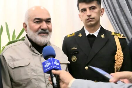 تقدیر استاندار خوزستان از افسر بازمانده ناوشکن دنا